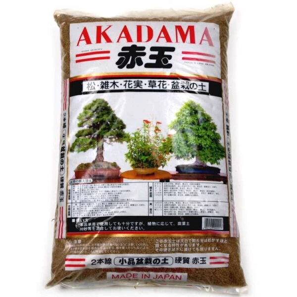 Akadama, Bonsaierde, 14 Liter, Doppelt Gebrannt, Fein, Shohin