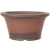 Bonsaischale 18x18x9cm Antik-Braun Rund Unglasiert
