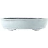 Bonsaischale 34.5x25.5x8cm Weiß Oval Glasiert