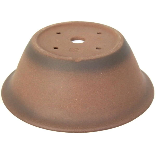 Bonsaischale 35x35x13cm Antik-Braun Rund Unglasiert – Bild 2