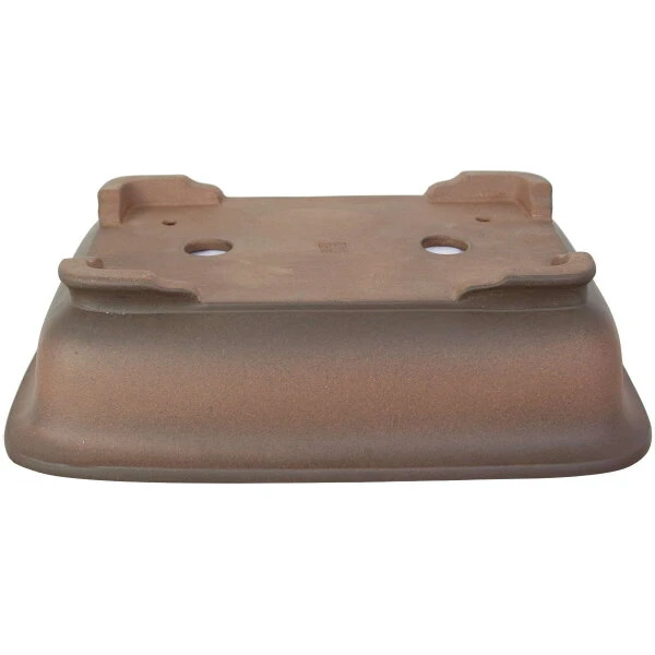 Bonsaischale 43x31x12cm Antik-Braun Rechteckig Unglasiert – Bild 2