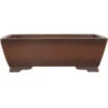Bonsaischale 44x33x14.5cm Antik-Braun Rechteckig Unglasiert