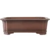 Bonsaischale 46x35.5x14cm Antik-Braun Rechteckig Unglasiert