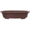 Bonsaischale 60.5x47.5x13.5cm Braun Oval Unglasiert