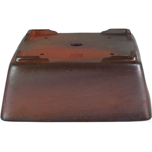 Bonsaischale 21x21x8.5cm Antik-Braun Sonstige Form Unglasiert – Bild 2