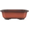 Bonsaischale 21.5x21.5x6.5cm Antik-Rotbraun Sonstige Form Unglasiert