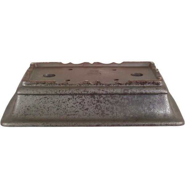 Bonsaischale 28x20.5x6.5cm Dunkelbraun Rechteckig Unglasiert – Bild 2
